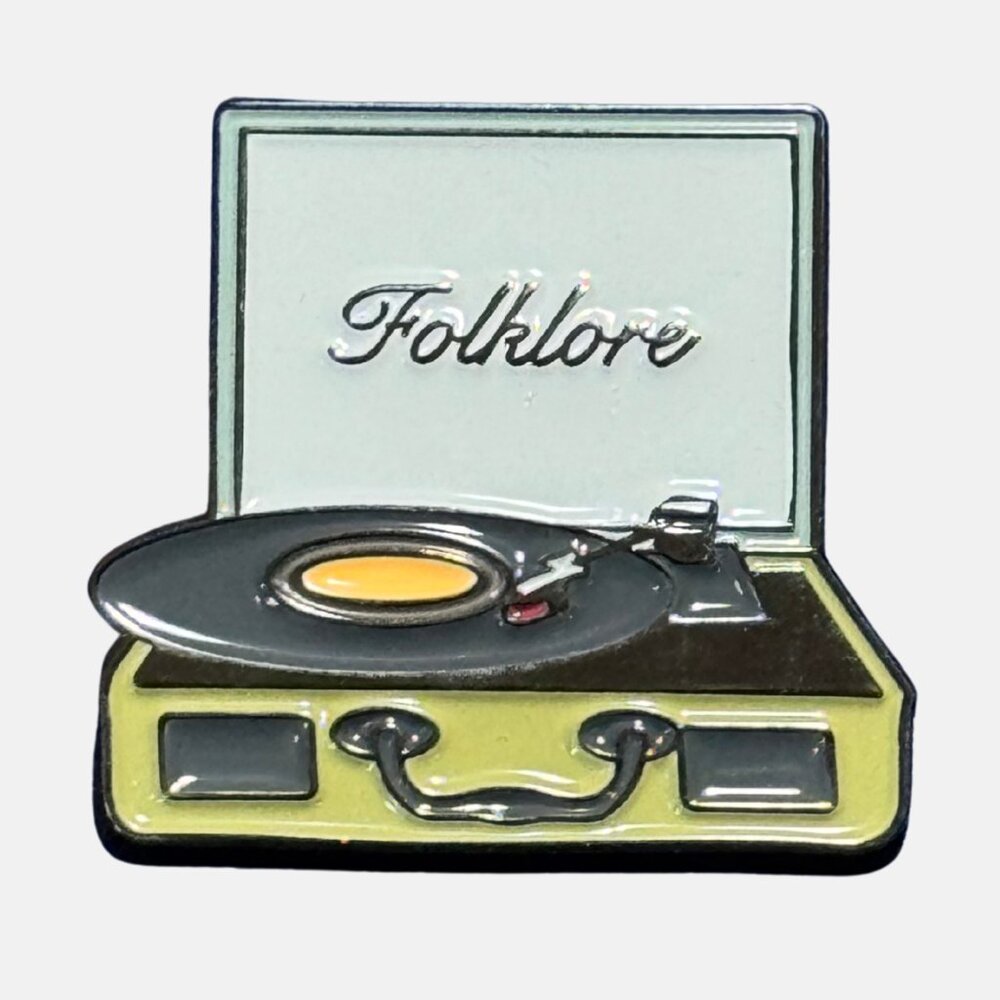 ✨2/$16 or 3/$20✨ Folklore Vinyl / Record Player Enamel Pin Taylor Swift